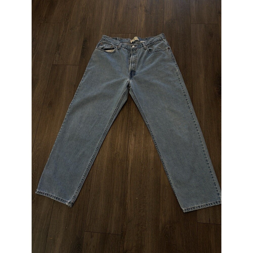 LEVI'S 550 Men RELAXED Fit Blue Jeans Red Tab Tag 38x32 4891 Medium Stonewash